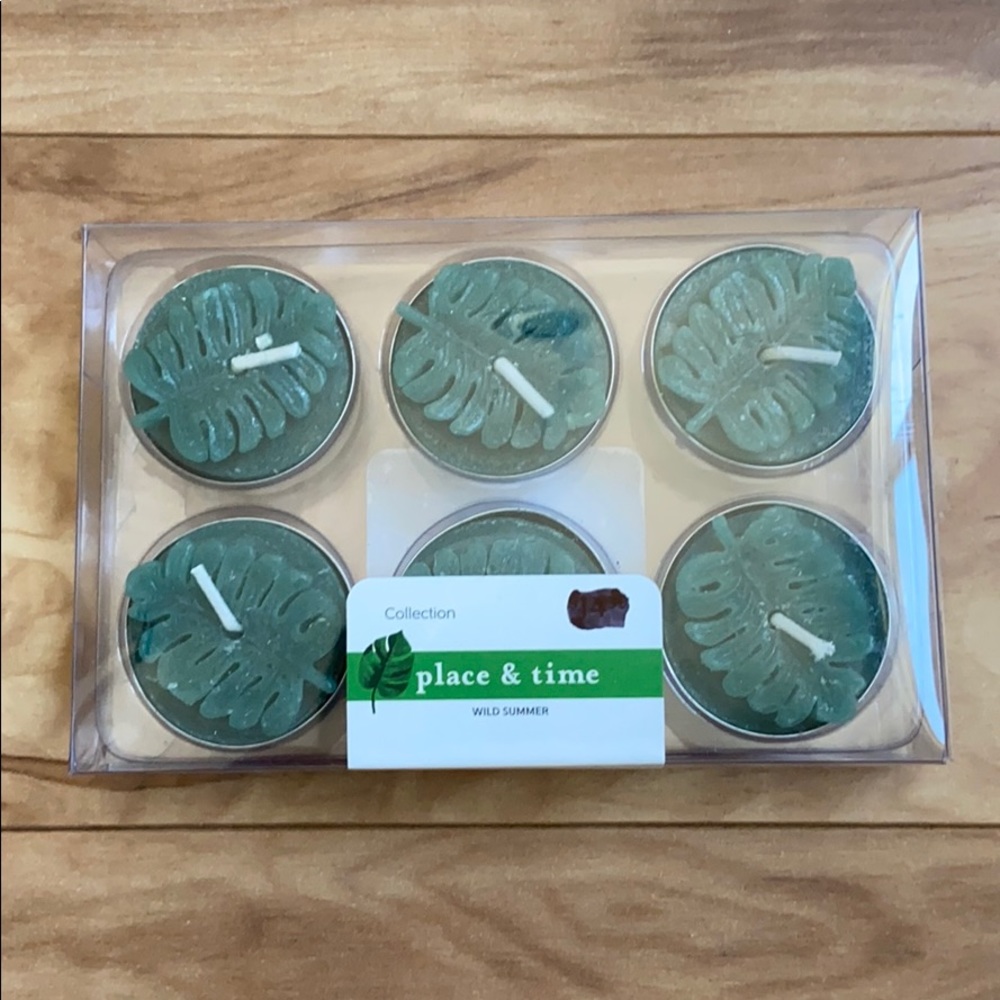 Place & Time Palm Shaped Tealights